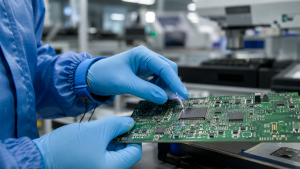 Wyładowanie elektrostatyczne przy montażu PCB